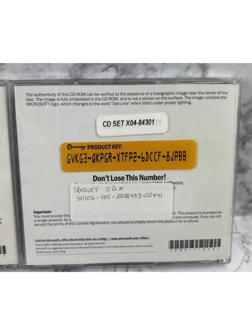 *Microsoft Office 2000 Premium 4 CDs Set With Keys